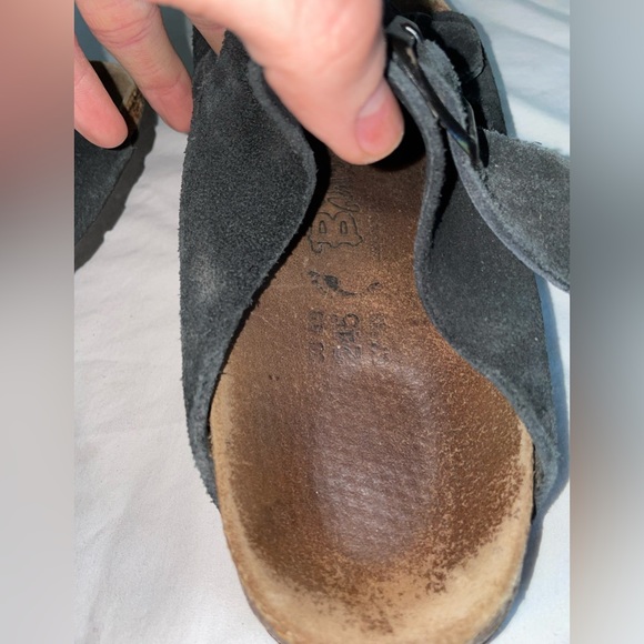 Birkenstock Arizona Black Suede Size 10 - Picture 6 of 6